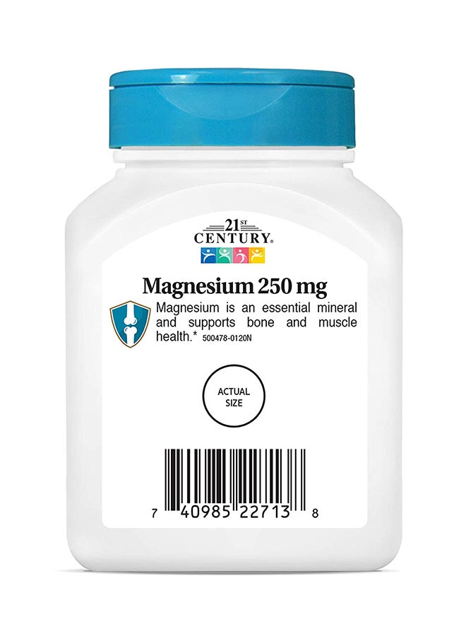 21st Century Magnesium, 250 mg, 110 Tablets - Image 2